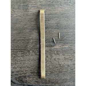 Vintage Speidel USA Expansion Watch Band 10K Gold Filled Top Stainless Steel